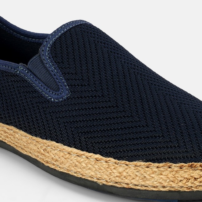 Mochi Men Blue Casual Moccasin (SKU: 71-431-45-40)