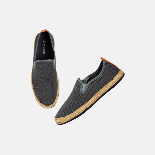 Mochi Men Grey Casual Moccasin (SKU: 71-431-14-40)