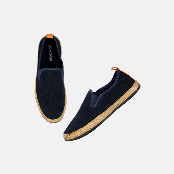 Mochi Men Blue Casual Moccasin (SKU: 71-431-45-40)