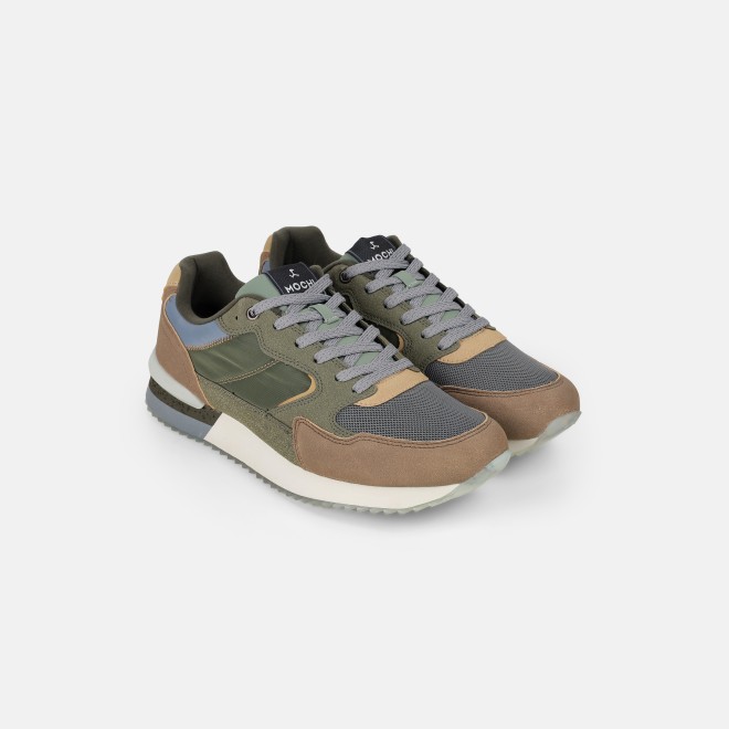 Mochi Men Green Sports Walking Shoes (SKU: 71-433-21-40)