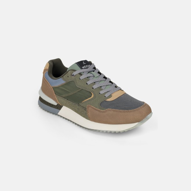 Mochi Men Green Sports Walking Shoes (SKU: 71-433-21-40)