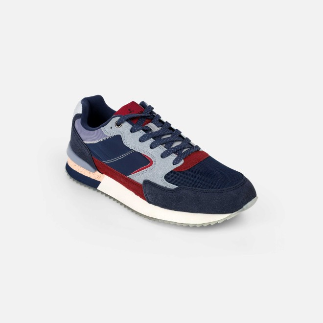 Mochi Men Blue Sports Walking Shoes (SKU: 71-433-45-40)