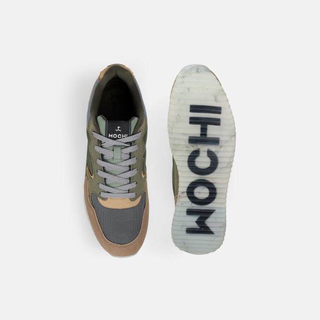 Mochi Men Green Sports Walking Shoes (SKU: 71-433-21-40)