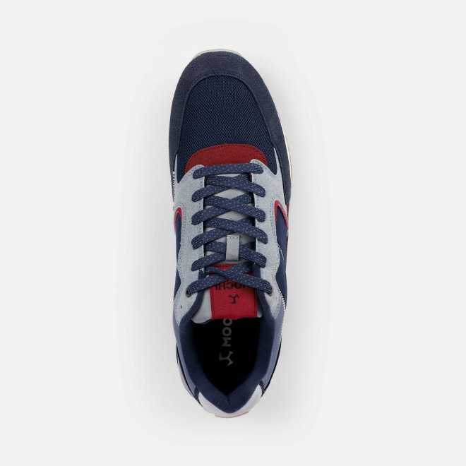 Mochi Men Blue Sports Walking Shoes (SKU: 71-433-45-40)