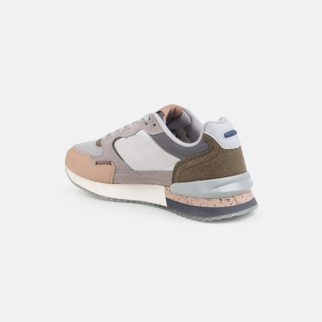 Mochi Men Beige Sports Walking Shoes (SKU: 71-433-20-40)