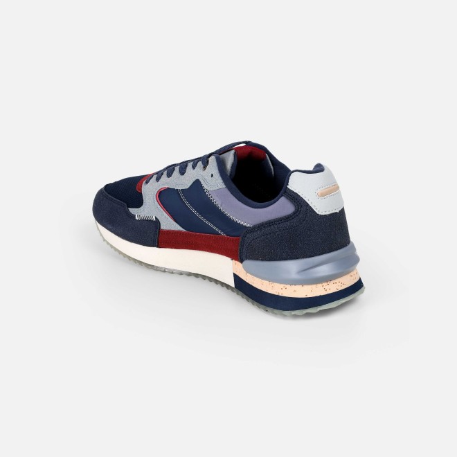 Mochi Men Blue Sports Walking Shoes (SKU: 71-433-45-40)