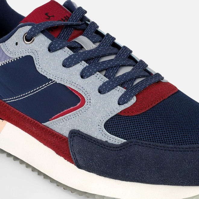 Mochi Men Blue Sports Walking Shoes (SKU: 71-433-45-40)