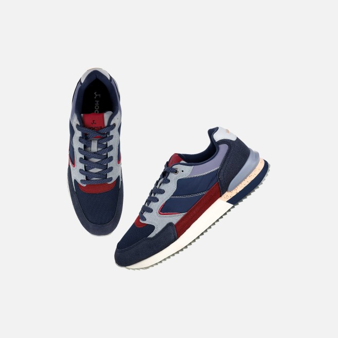 Mochi Men Blue Sports Walking Shoes (SKU: 71-433-45-40)