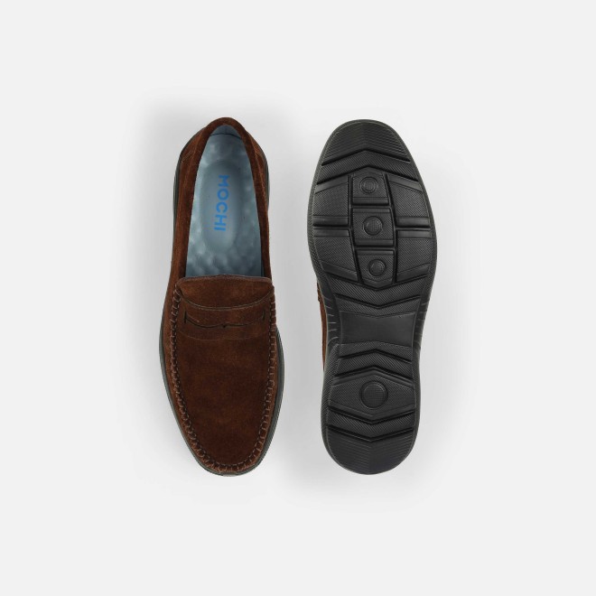 Mochi Men Brown Casual Loafers (SKU: 71-453-12-40)