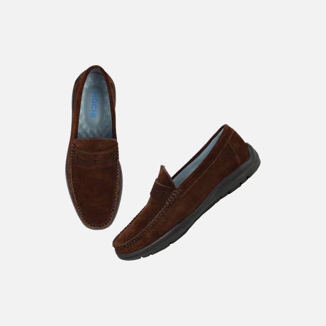 Mochi Men Brown Casual Loafers (SKU: 71-453-12-40)