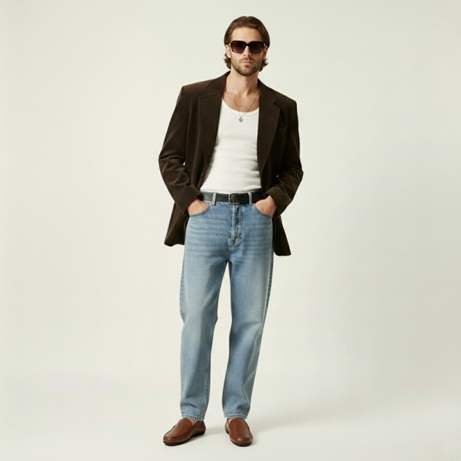 Mochi Men Tan Casual Loafers (SKU: 71-468-23-40)