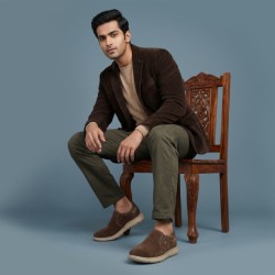 Mochi Men Brown Casual Moccasin