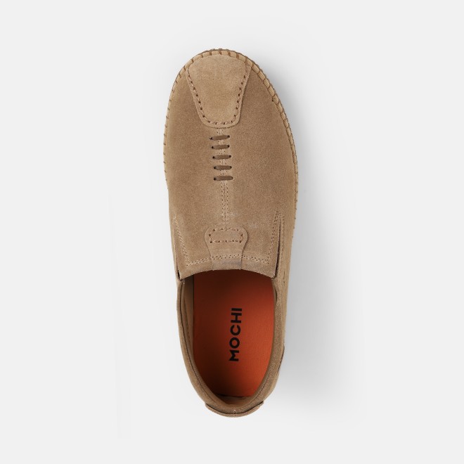 Mochi Men Beige Casual Moccasin (SKU: 71-483-20-40)
