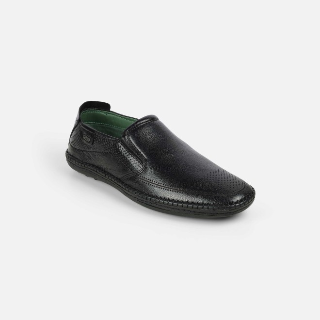 Mochi Men Black Casual Moccasin