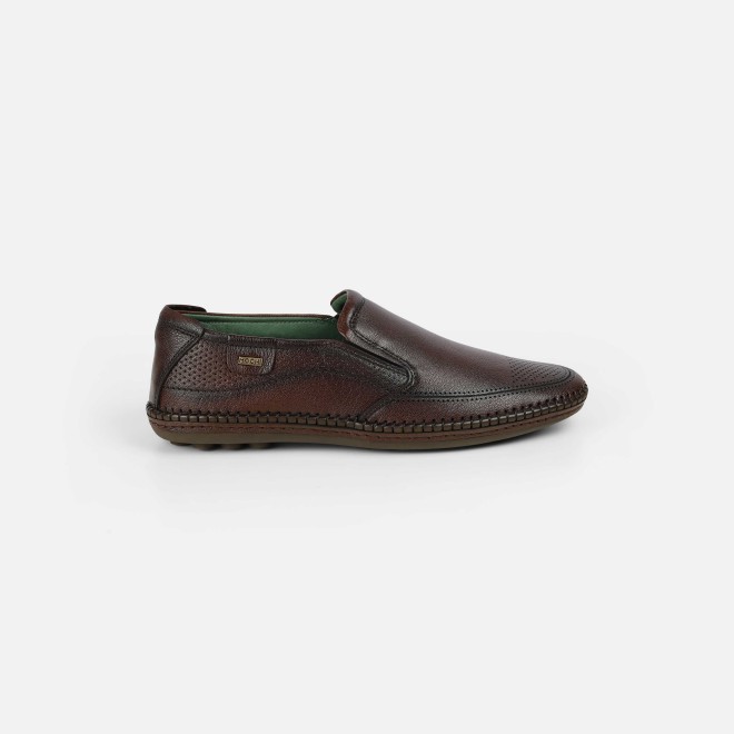 Mochi Men Brown Casual Moccasin (SKU: 71-484-12-39)