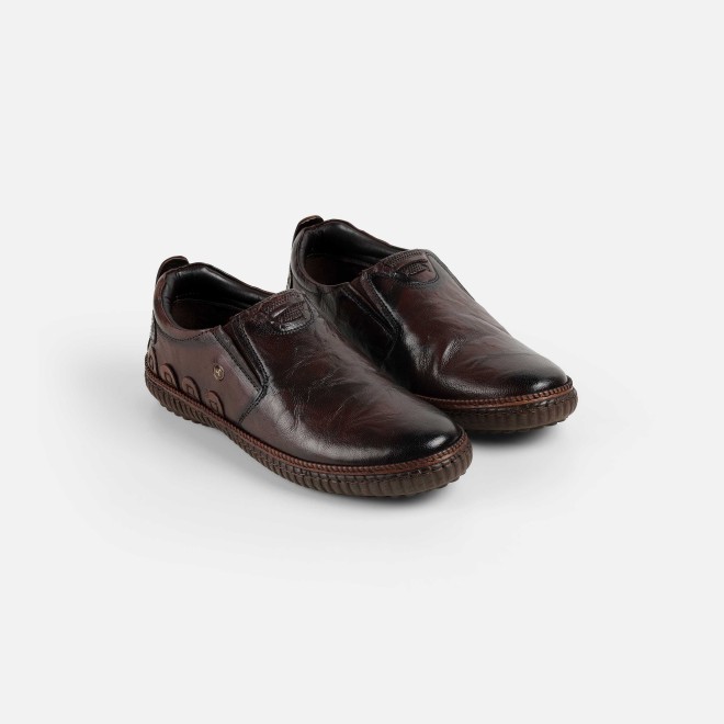 Mochi Men Brown Casual Moccasin (SKU: 71-490-12-40)