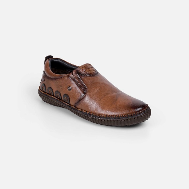 Mochi Men Tan Casual Moccasin