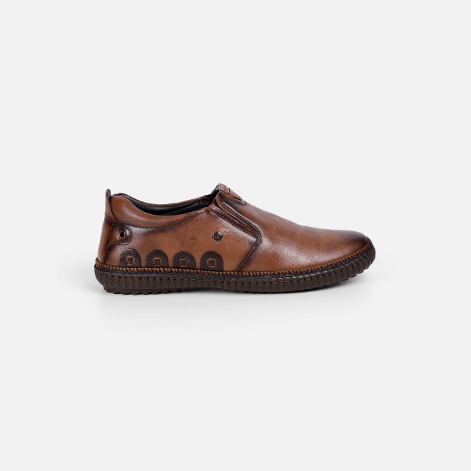 Mochi Men Tan Casual Moccasin (SKU: 71-490-23-40)