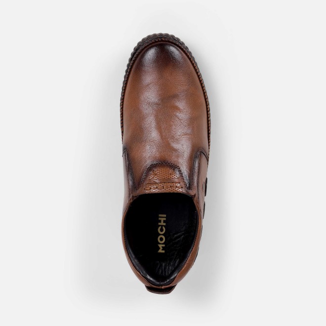 Mochi Men Tan Casual Moccasin (SKU: 71-490-23-40)