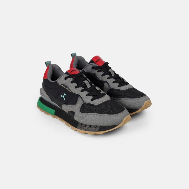 Mochi Men Black Sports Walking Shoes (SKU: 71-494-11-40)