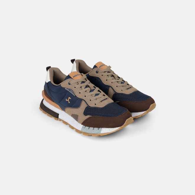 Mochi Men Blue-navy Sports Walking Shoes (SKU: 71-494-17-40)