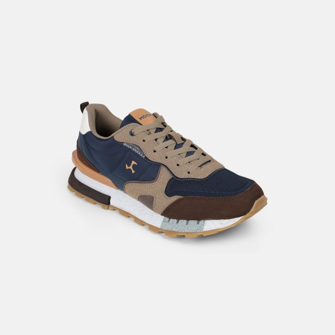 Mochi Men Blue-navy Sports Walking Shoes (SKU: 71-494-17-40)