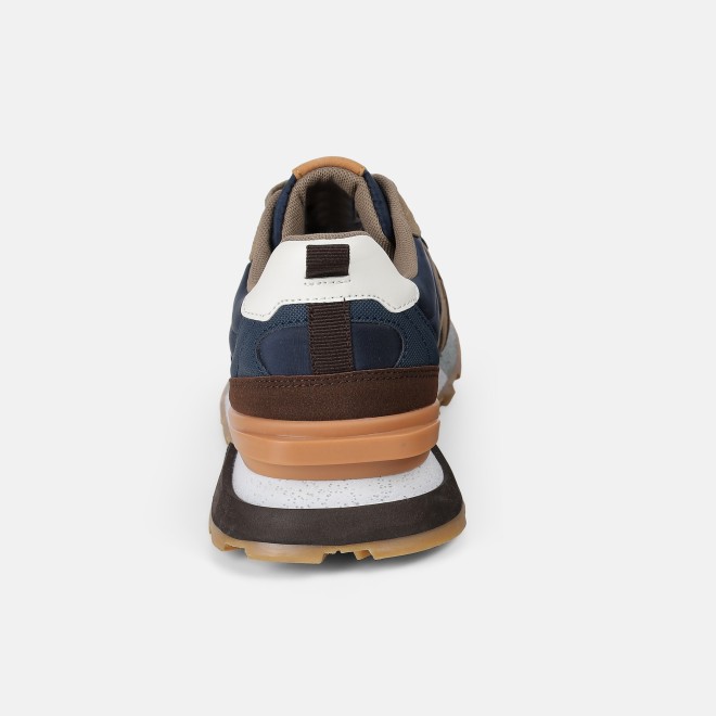 Mochi Men Blue-navy Sports Walking Shoes (SKU: 71-494-17-40)