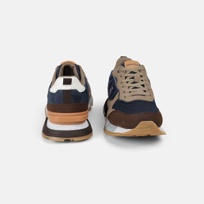 Mochi Men Blue-navy Sports Walking Shoes (SKU: 71-494-17-40)