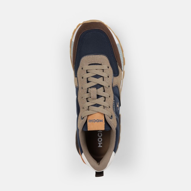 Mochi Men Blue-navy Sports Walking Shoes (SKU: 71-494-17-40)
