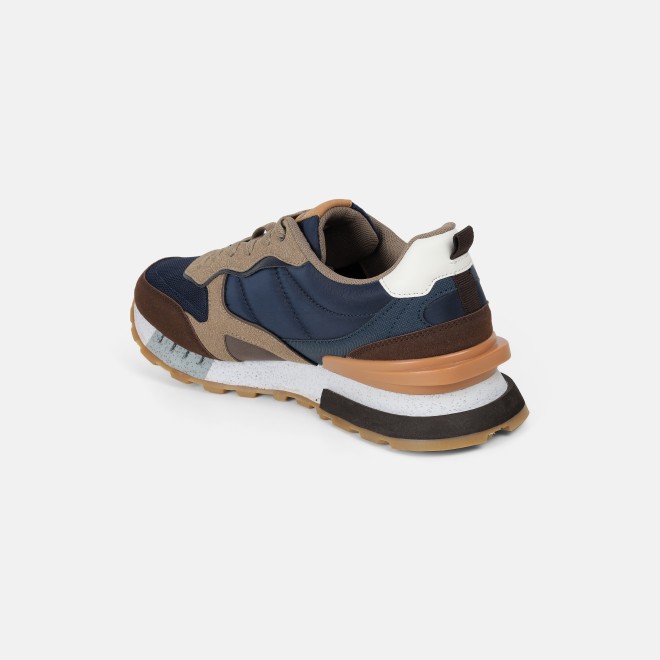 Mochi Men Blue-navy Sports Walking Shoes (SKU: 71-494-17-40)