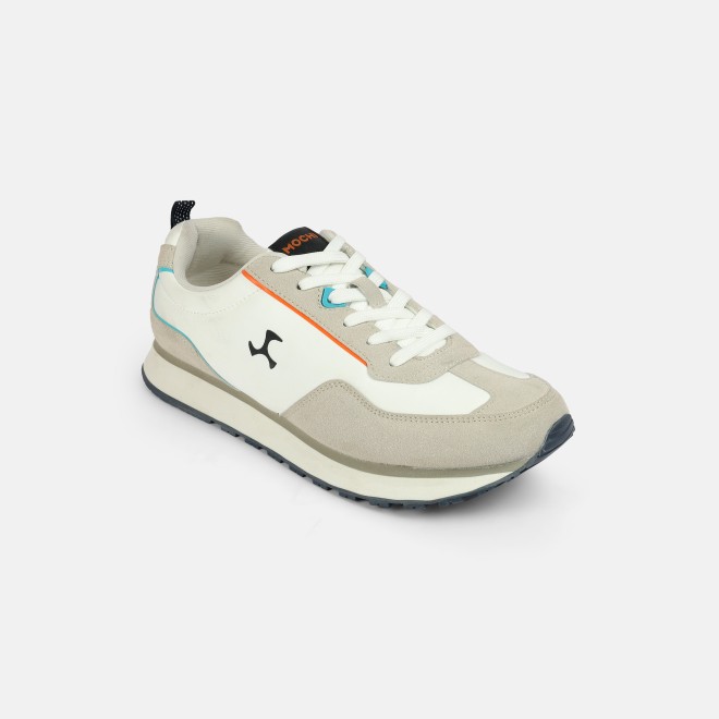 Mochi Men White Sports Walking Shoes (SKU: 71-495-16-40)