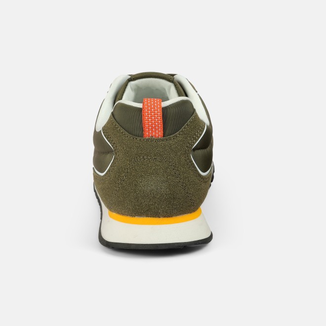 Mochi Men Olive Sports Walking Shoes (SKU: 71-495-49-40)