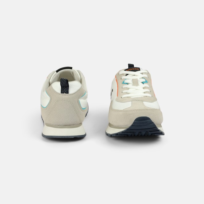 Mochi Men White Sports Walking Shoes (SKU: 71-495-16-40)