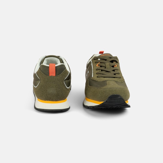 Mochi Men Olive Sports Walking Shoes (SKU: 71-495-49-40)