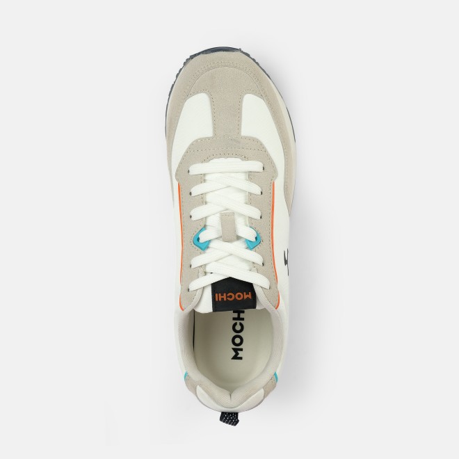 Mochi Men White Sports Walking Shoes (SKU: 71-495-16-40)