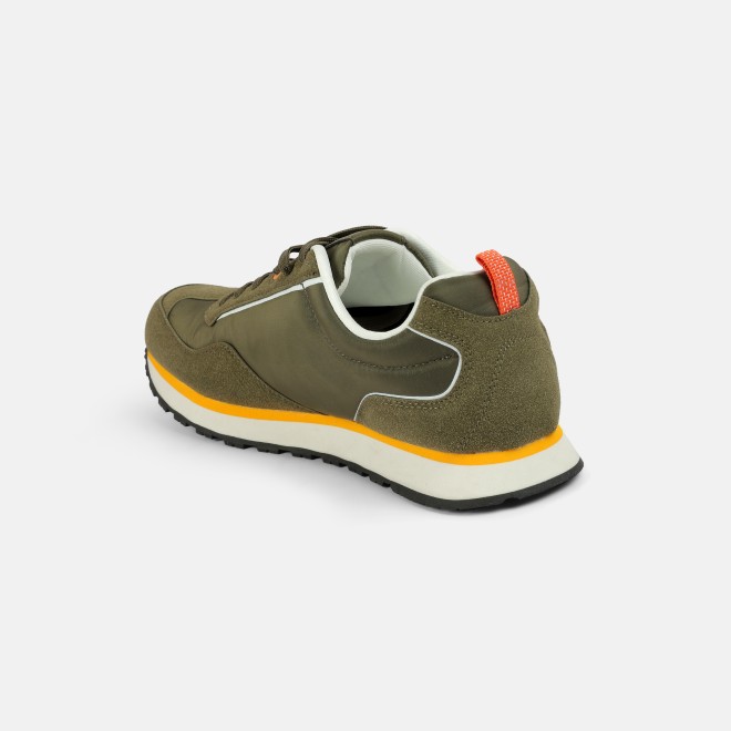 Mochi Men Olive Sports Walking Shoes (SKU: 71-495-49-40)