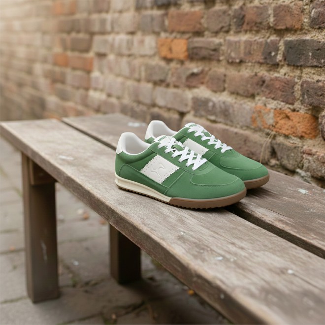 Mochi Men Green Casual Sneakers