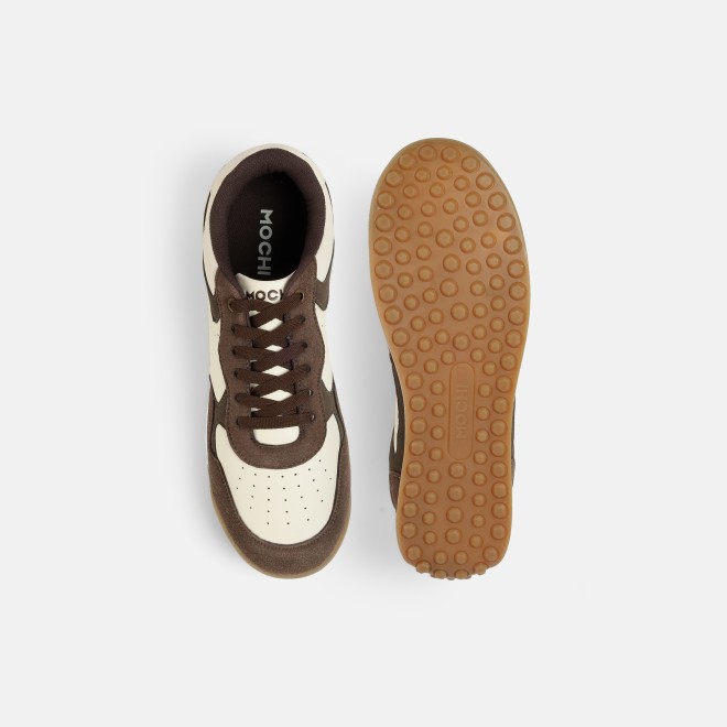 Mochi Men Brown-suede Casual Sneakers (SKU: 71-526-35-40)