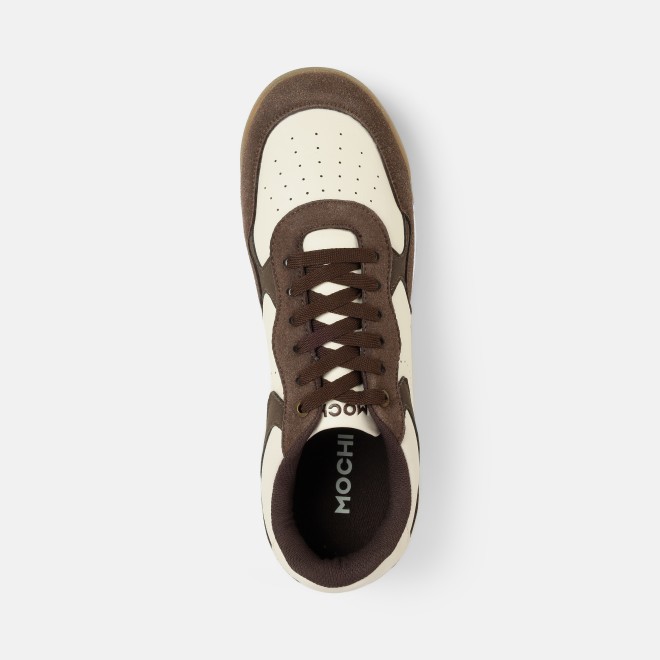 Mochi Men Brown-suede Casual Sneakers (SKU: 71-526-35-40)