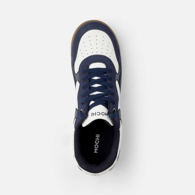 Mochi Men Blue-suede Casual Sneakers (SKU: 71-526-39-40)