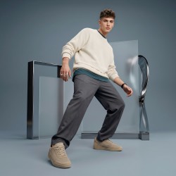Mochi Men Beige Casual Sneakers