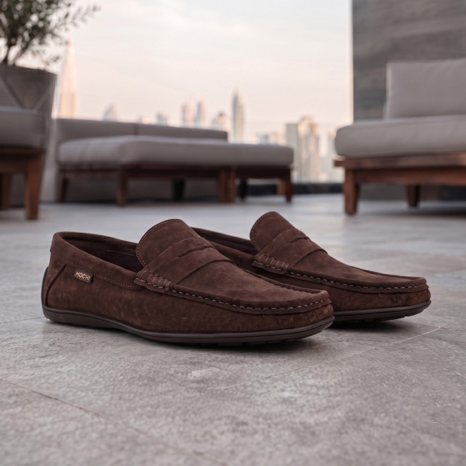 Mochi Men Brown Casual Loafers (SKU: 71-537-12-40)