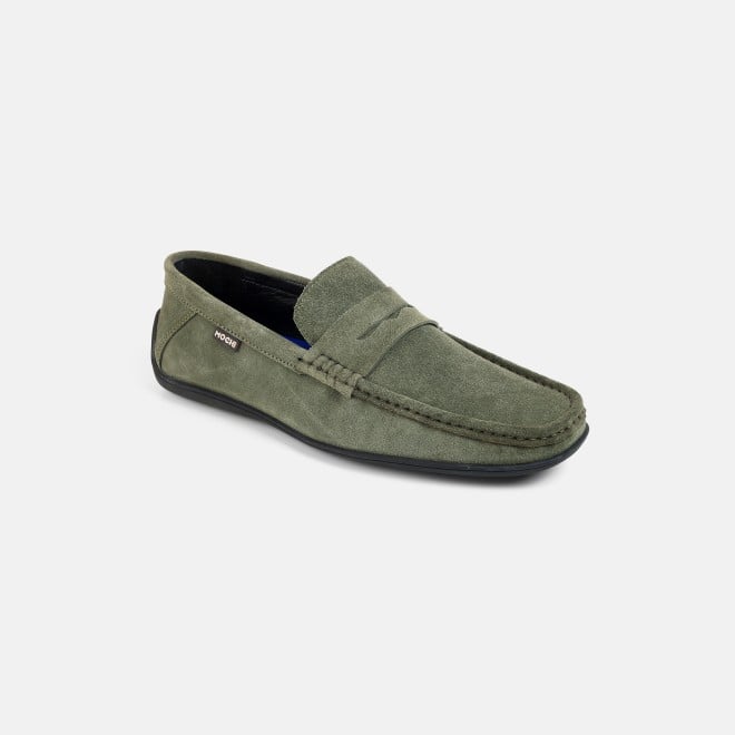 Mochi Men Olive Casual Loafers (SKU: 71-537-49-40)