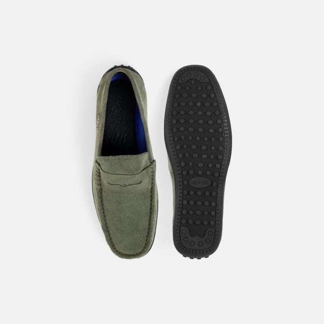 Mochi Men Olive Casual Loafers (SKU: 71-537-49-40)
