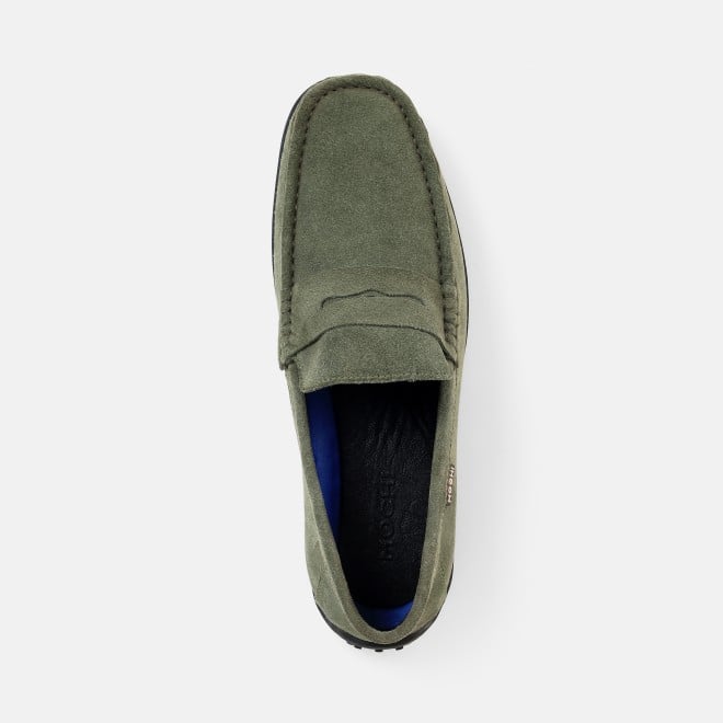 Mochi Men Olive Casual Loafers (SKU: 71-537-49-40)