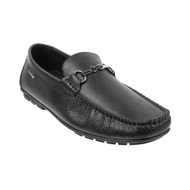 Mochi Men Black Casual Loafers