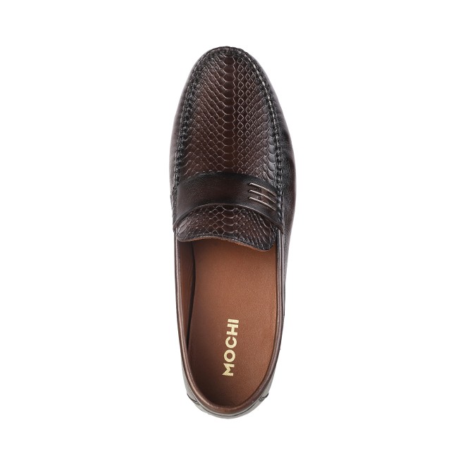 Mochi Men Brown Casual Loafers (SKU: 71-8481-12-40)