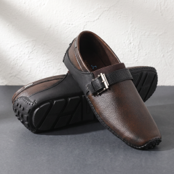 Men Brown Formal Moccasin
