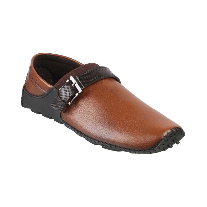 Mochi Men Tan Formal Moccasin (SKU: 71-8492-23-40)
