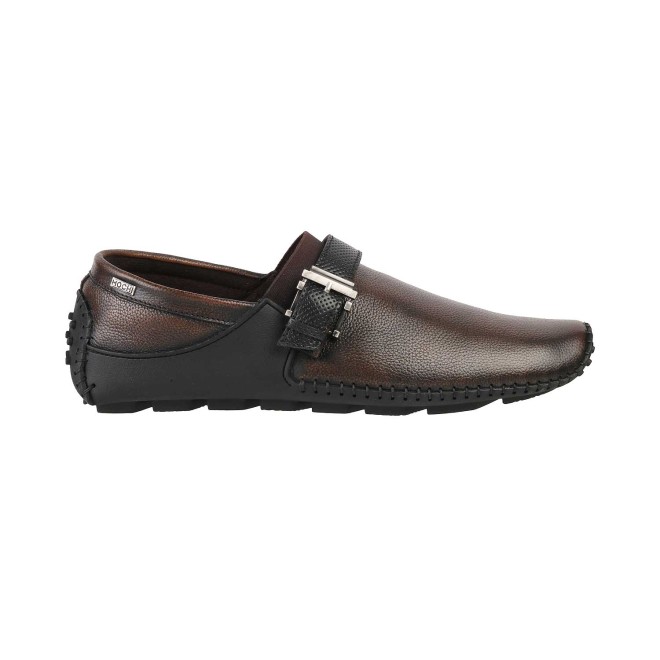 Mochi Men Brown Formal Moccasin (SKU: 71-8492-12-40)